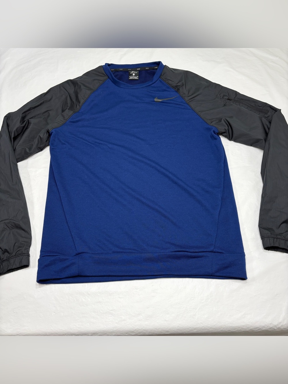 NIKE Dri-Fit Crew Utility core Long Sleeve Fleece Pullover Men’s Small